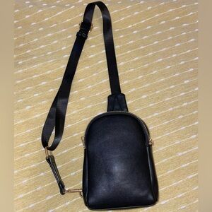 Madison West Black Crossbody Bag